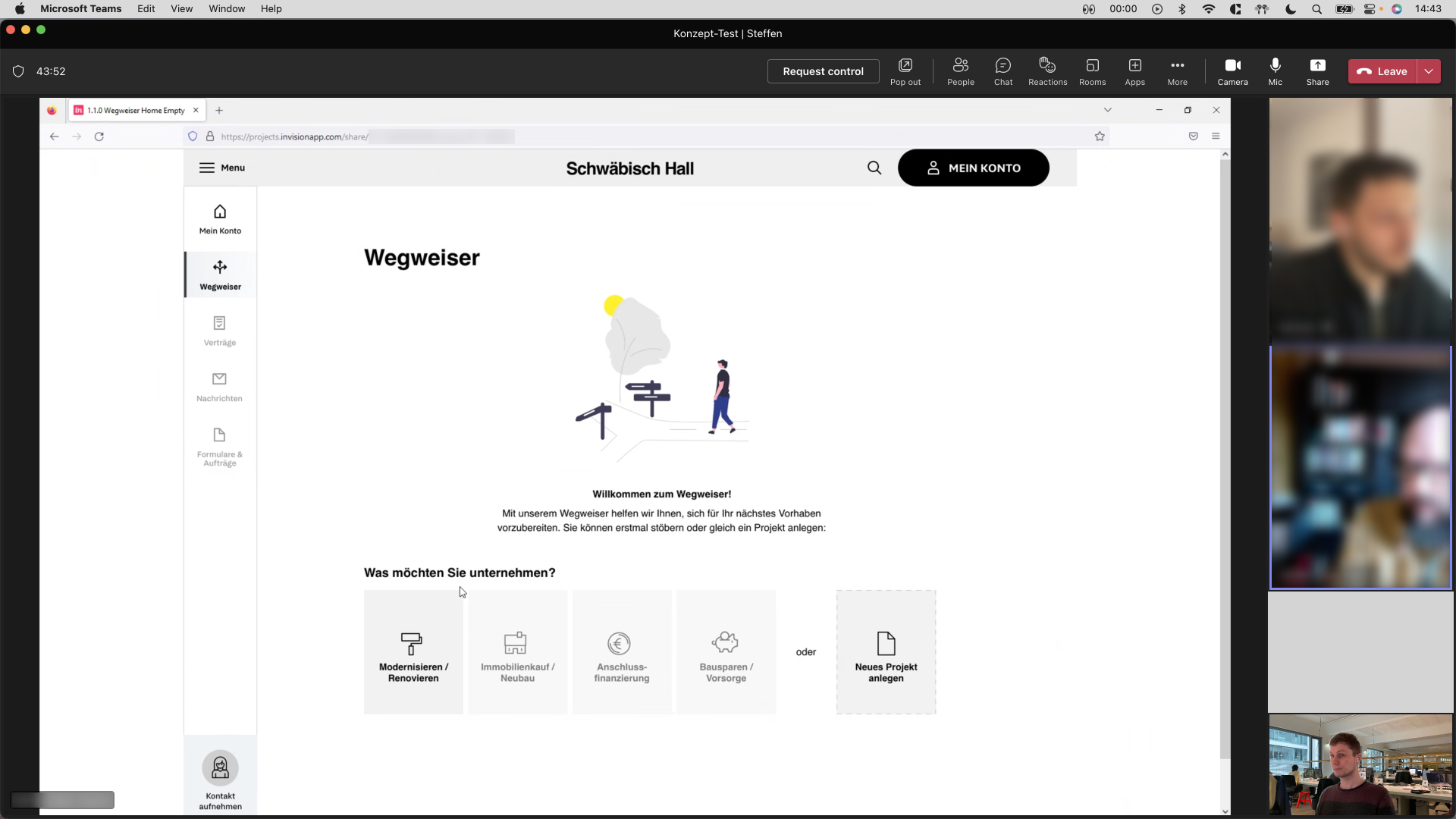 Wegweiser Usability Test